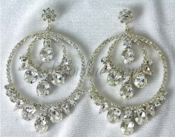 7430 Crystal Rhinestone Earrings